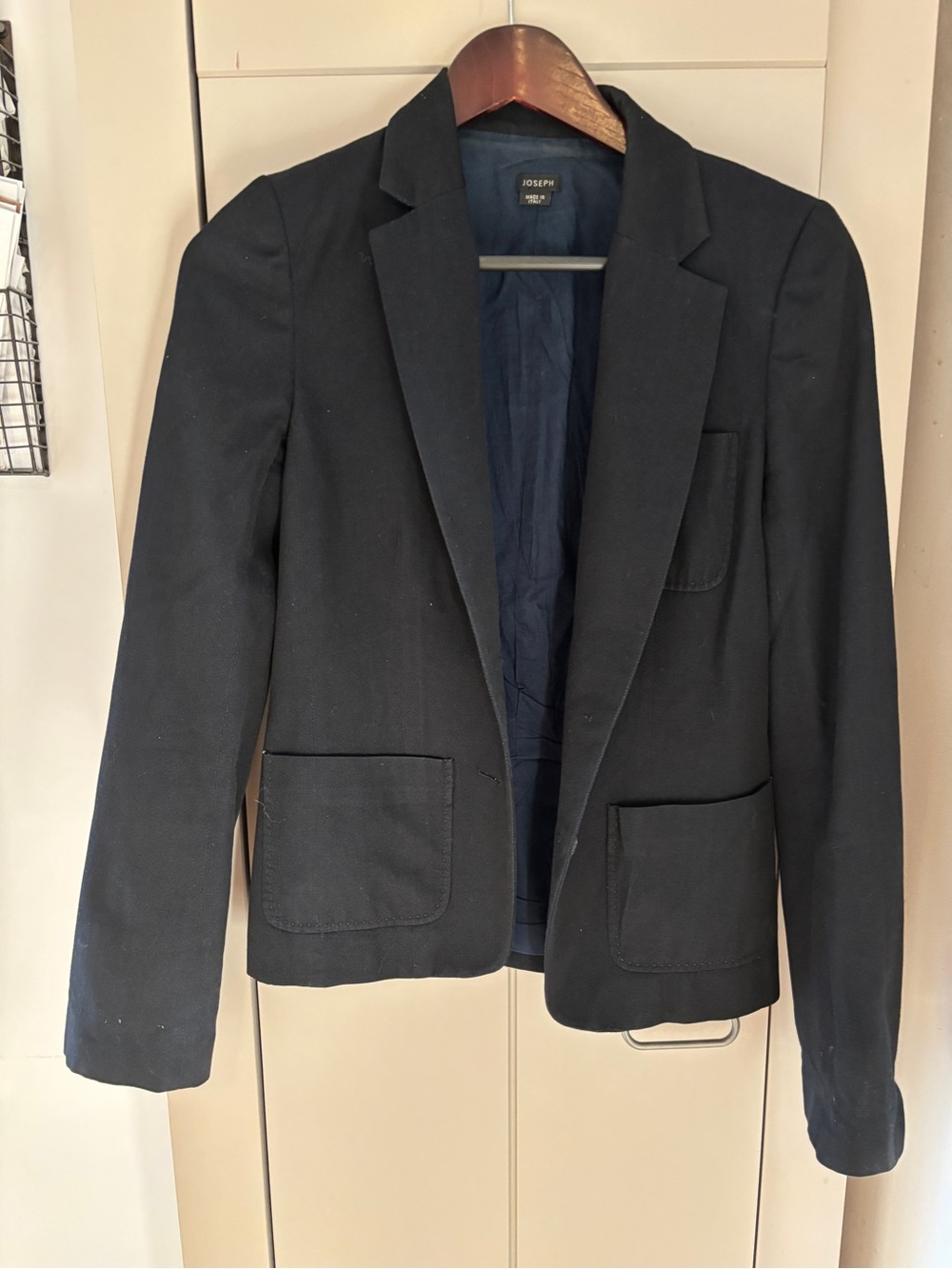 Joseph Navy Blue Women's Tailored Blazer